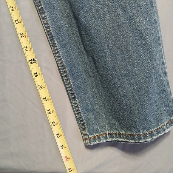 Levis 559 Jeans Men 34x32 Blue Relaxed Straight 90s Y2k Vintage Denim Biker Moto - Picture 6 of 10